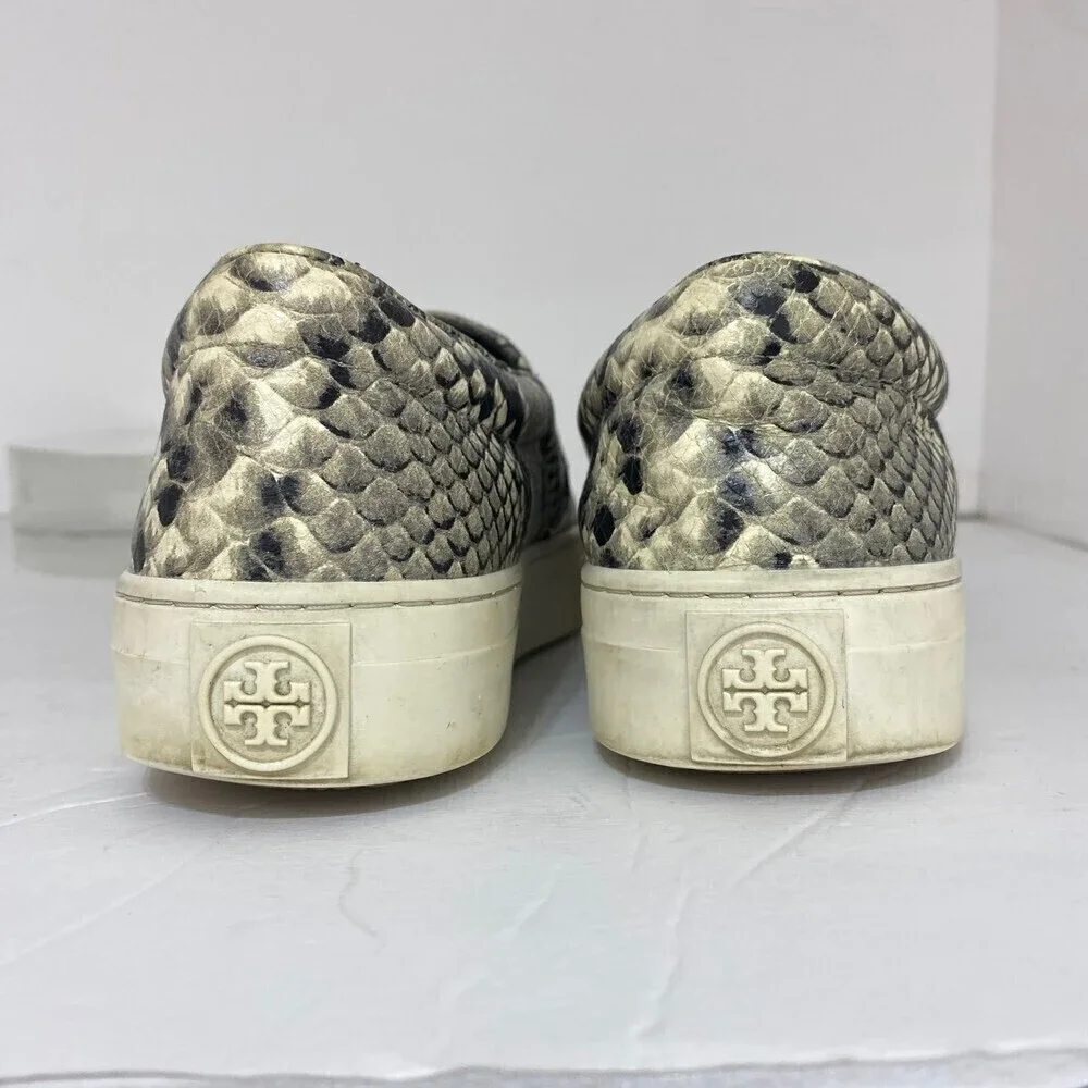 Tory Burch snakeskin slip-on sneakers Size 8.5